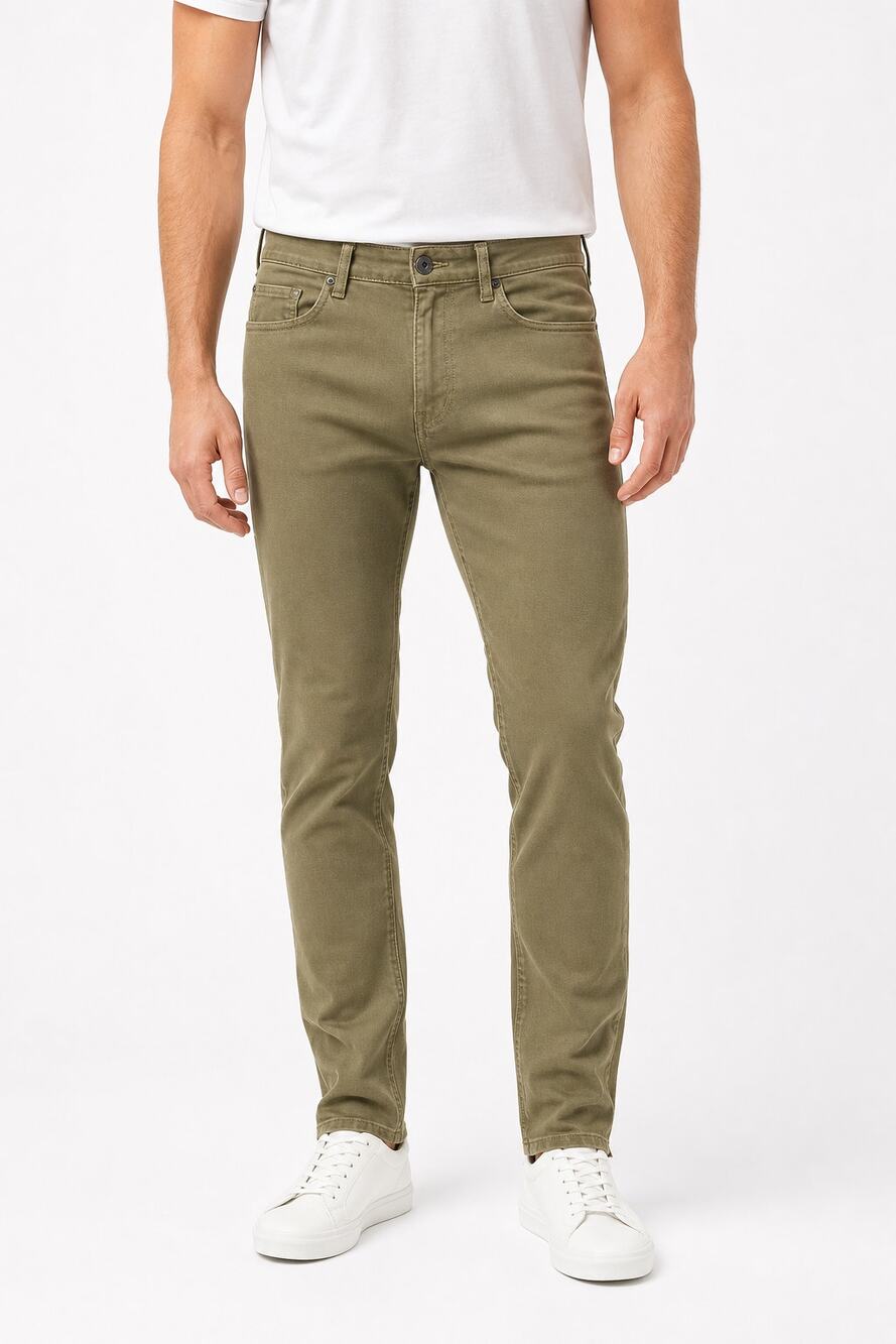Bonobos Men's Travel Jeans Off Road Green Stretch Pants 30x32 Business Casual